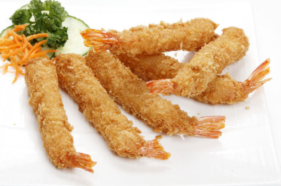 401.Ebi tempura  (crevettes)
